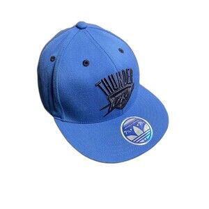 Adidas Men's NBA Oklahoma City Thunder Blue Ball Cap Hat Size 7 1/4- 7 5/8